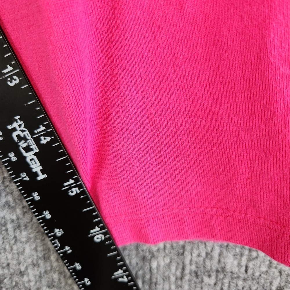 Talbots Plus Shirt Womens 2XL Striped Long Sleeve Cotton Navy Pink Blue - Picture 8 of 9